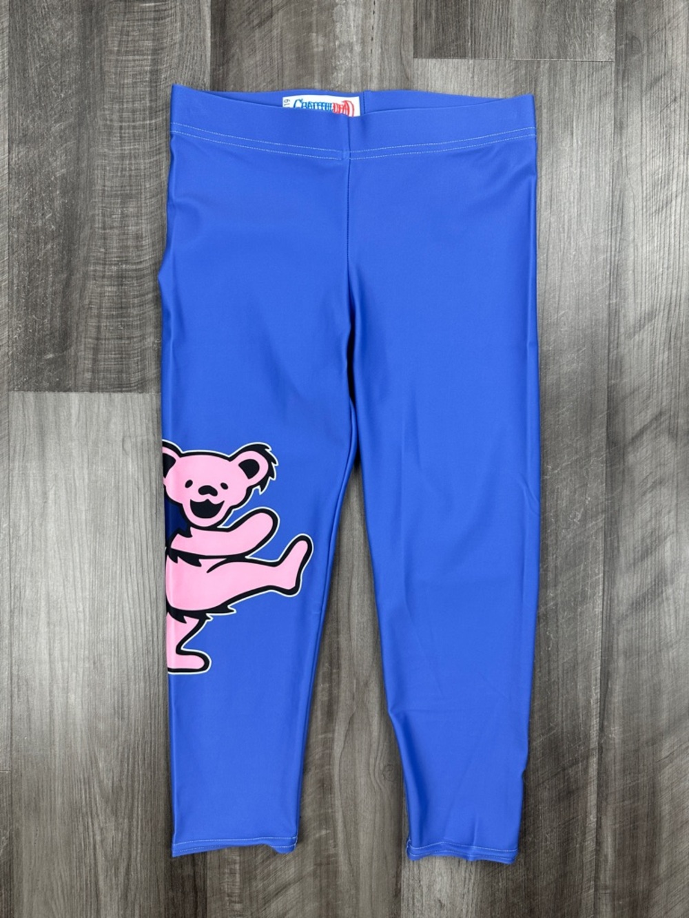 Section 119 Grateful Dead Purple Pink Dancing Bear Capri Leggings (NWOT) - Small